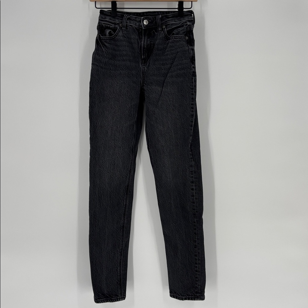 AMERICAN EAGLE Strigid high rise black jeans size 000